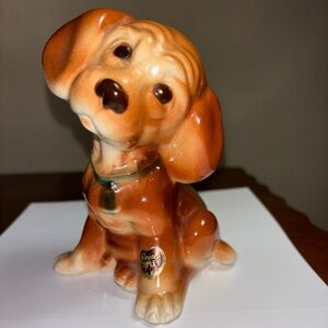 Royal Copley Puppy Figurine